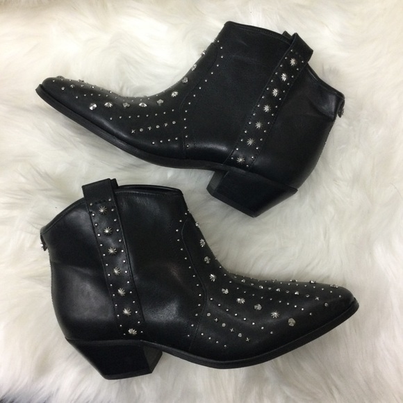 Sam Edelman “Brian” Studded Leather Booties - Black - Size 8 - New w/o box - Picture 12 of 14